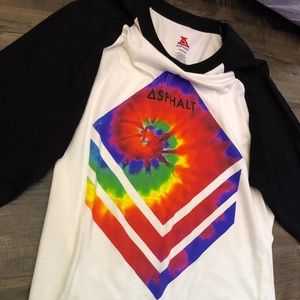 Asphalt baseball tee (tie-dye)